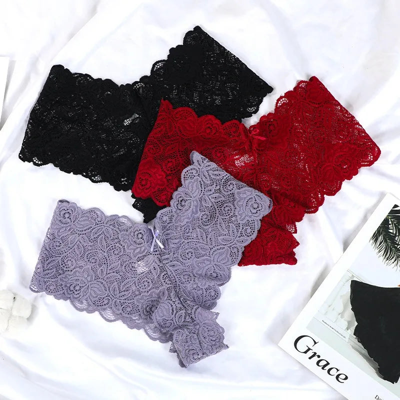 CowLost | product_id-women-s-low-rise-floral-lace-boyshorts-panties-s-xxl |2