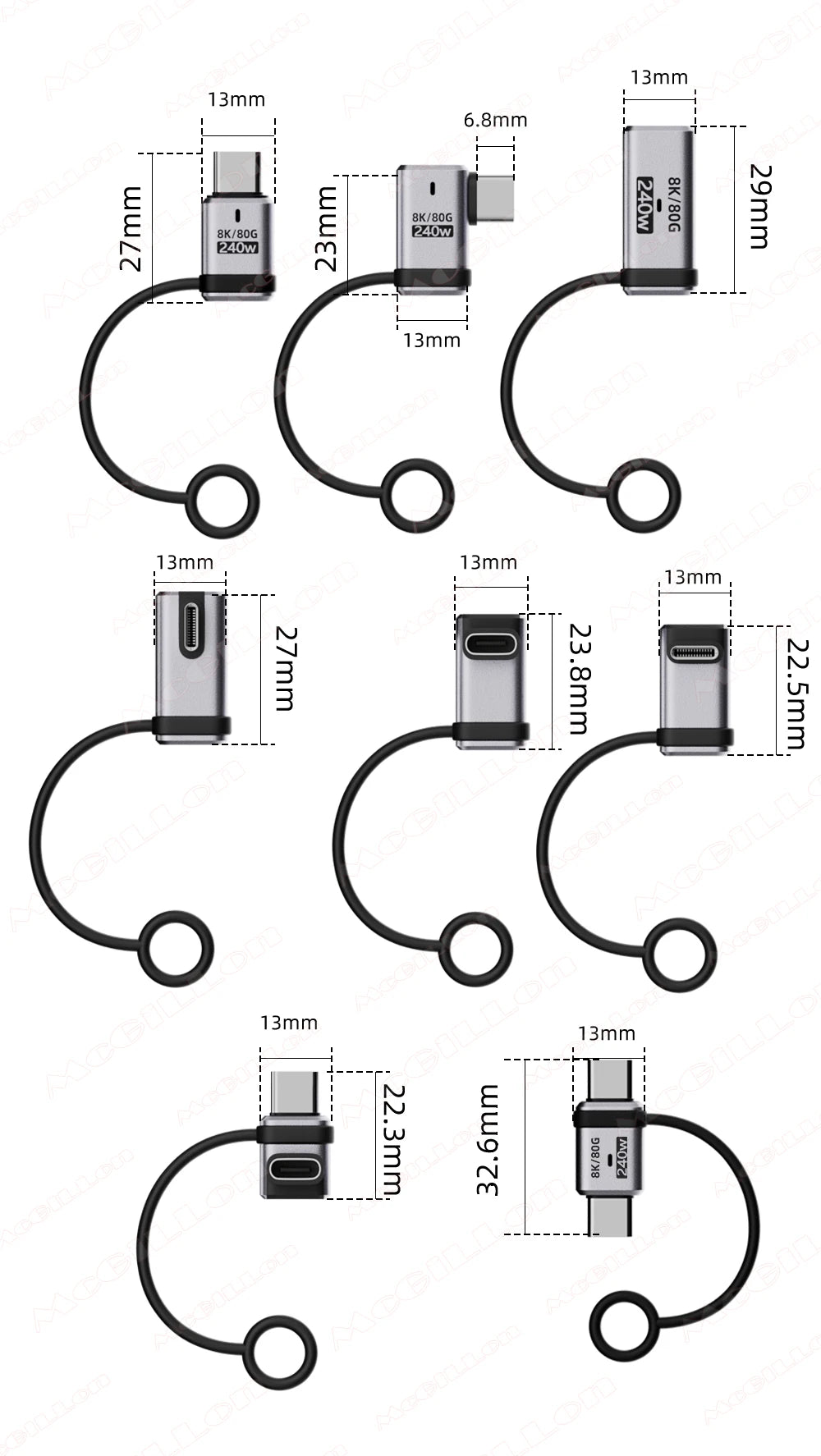 CowLost | product_id-usb4-2-0-pd-240w-5a-usb-c-to-usb-c-straight-angle-charger-adapter-120gbps-16k-60hz |18