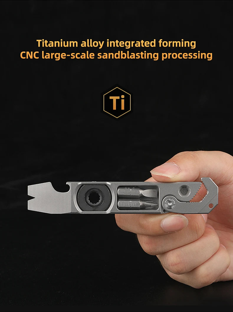 CowLost | tools-tc4-titanium-alloy-crowbar-edc-tool-set-with-screwdriver-wrench-and-eternal-pen-for-outdoor-camping-gift |16