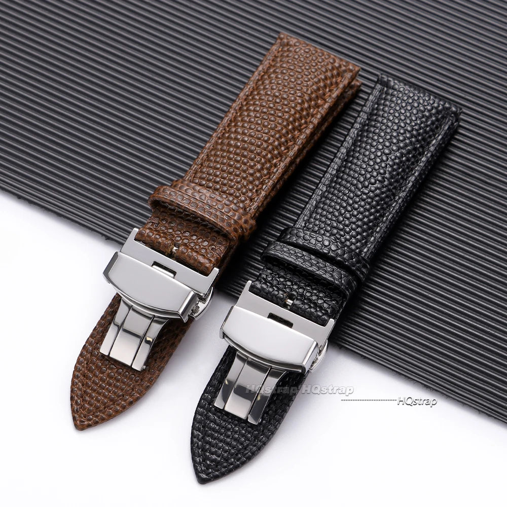 CowLost | product_id-calfskin-lizard-pattern-leather-watchband-14-22mm-with-secure-butterfly-buckle |1