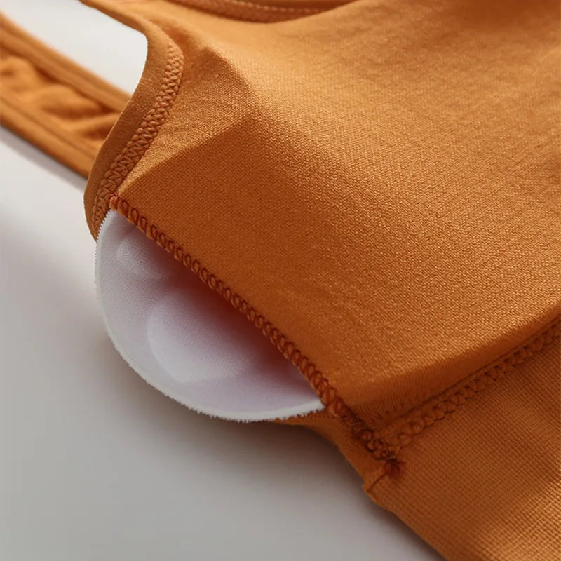 CowLost | women-crop-top-padded-tank-top-sports-bra-seamless-underwear-summer-fitness-casual-streetwear-camisole-removable-pads |11