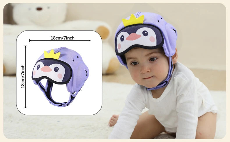 CowLost | mambobaby-guard-hat-penguin-safe-anti-shock-baby-helmet |11