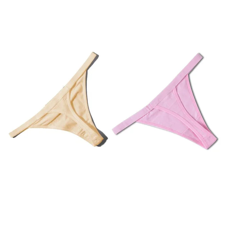 CowLost | wsfsljwdw-sexy-women-cotton-g-string-thongs-low-waist-seamless-panties |17