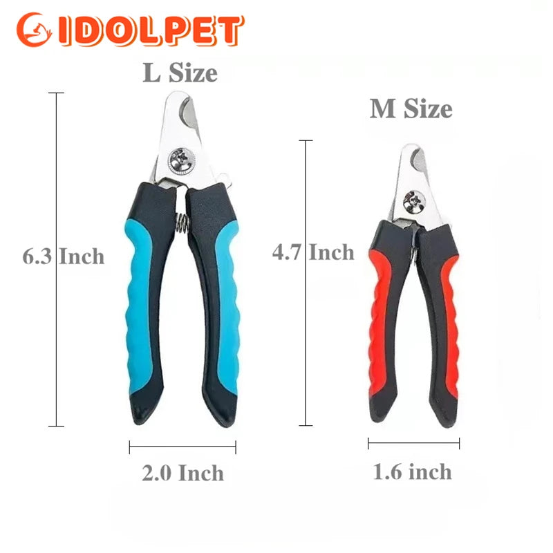 CowLost | pet-beds-professional-stainless-steel-pet-nail-clipper-with-safety-guard-for-cats-and-dogs |5