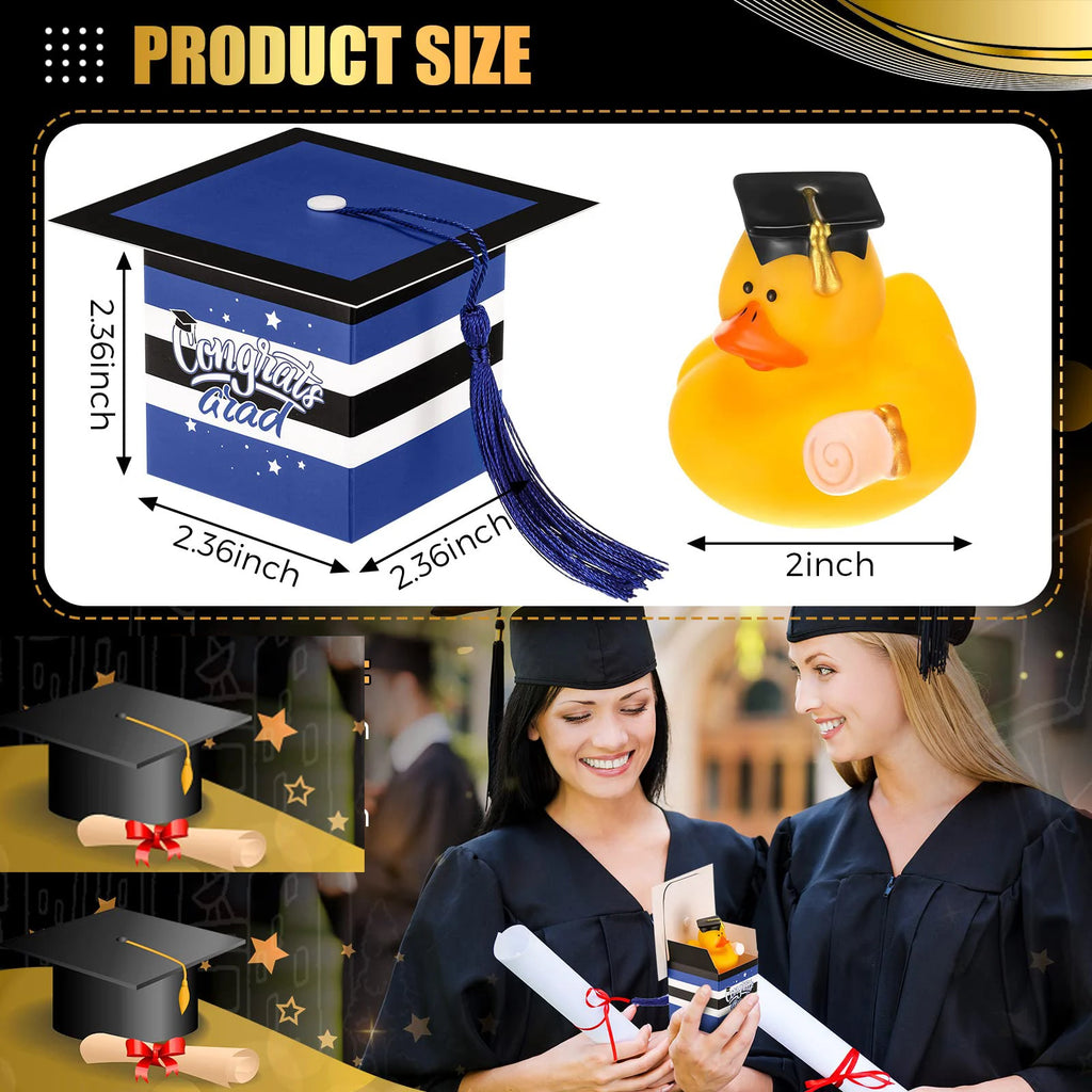 CowLost | product_id-graduation-duck-with-cap-gift-box-tassel-candy-box-party-favors-set |2