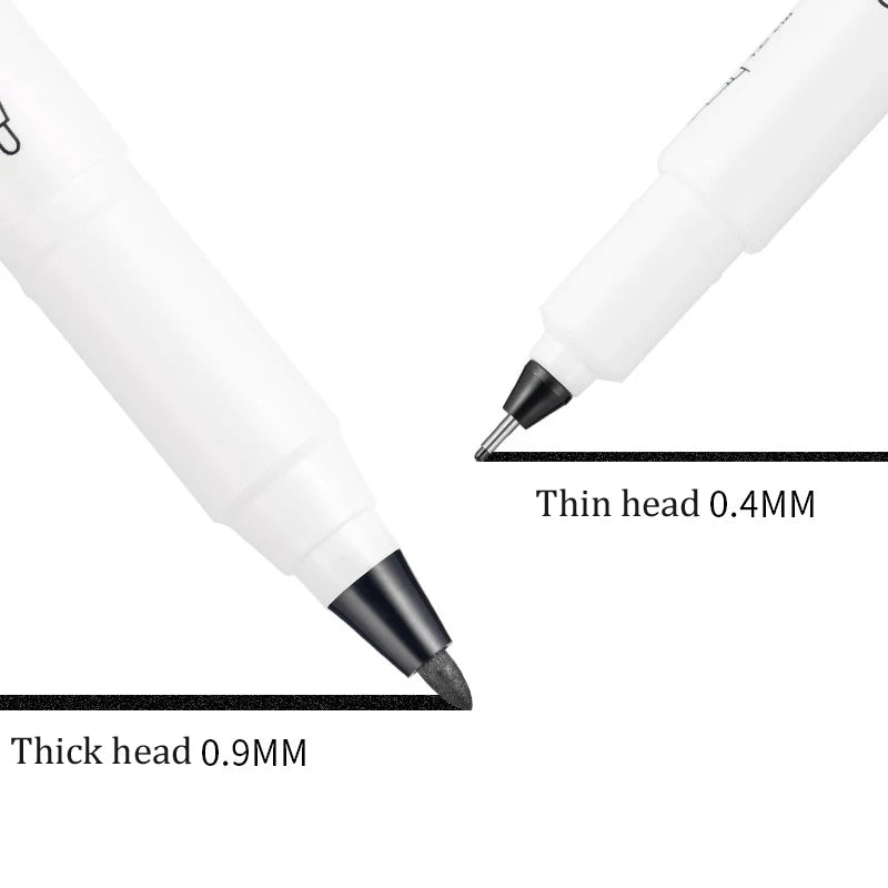 CowLost | product_id-uni-double-headed-oil-marker-pen-0-4-0-9mm-quick-dry-for-cd-glass-ceramic-fabric-leather-tire |4