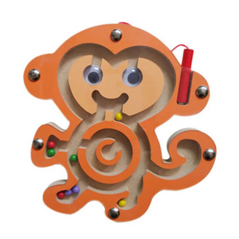 CowLost | fencing-barriers-childrens-wooden-magnetic-track-maze-balance-board-toy |14