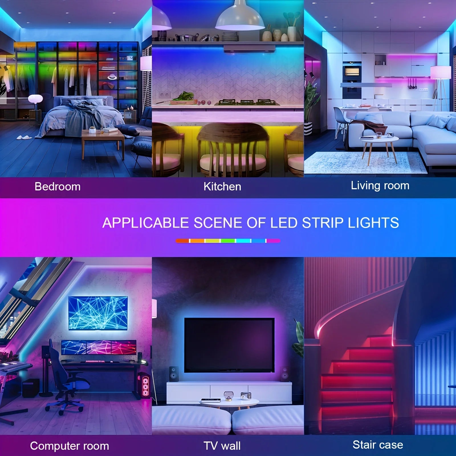CowLost | light-ropes-strings-product_id-smart-usb-rgb-led-strip-lights-with-app-control-and-music-sync-for-tv-backlight-and-party-decor |6