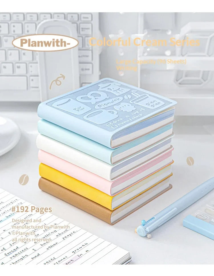 CowLost | product_id-planwith-coffee-theme-kawaii-mini-memo-pad-thick-blank-pages-for-journaling-sketching-to-do-lists |19