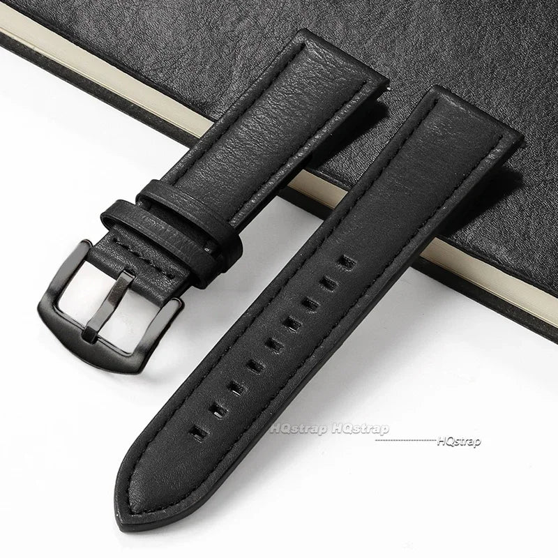 CowLost | product_id-calfskin-leather-watch-band-for-huawei-18mm-20mm-22mm-with-silver-stainless-steel-buckle |19