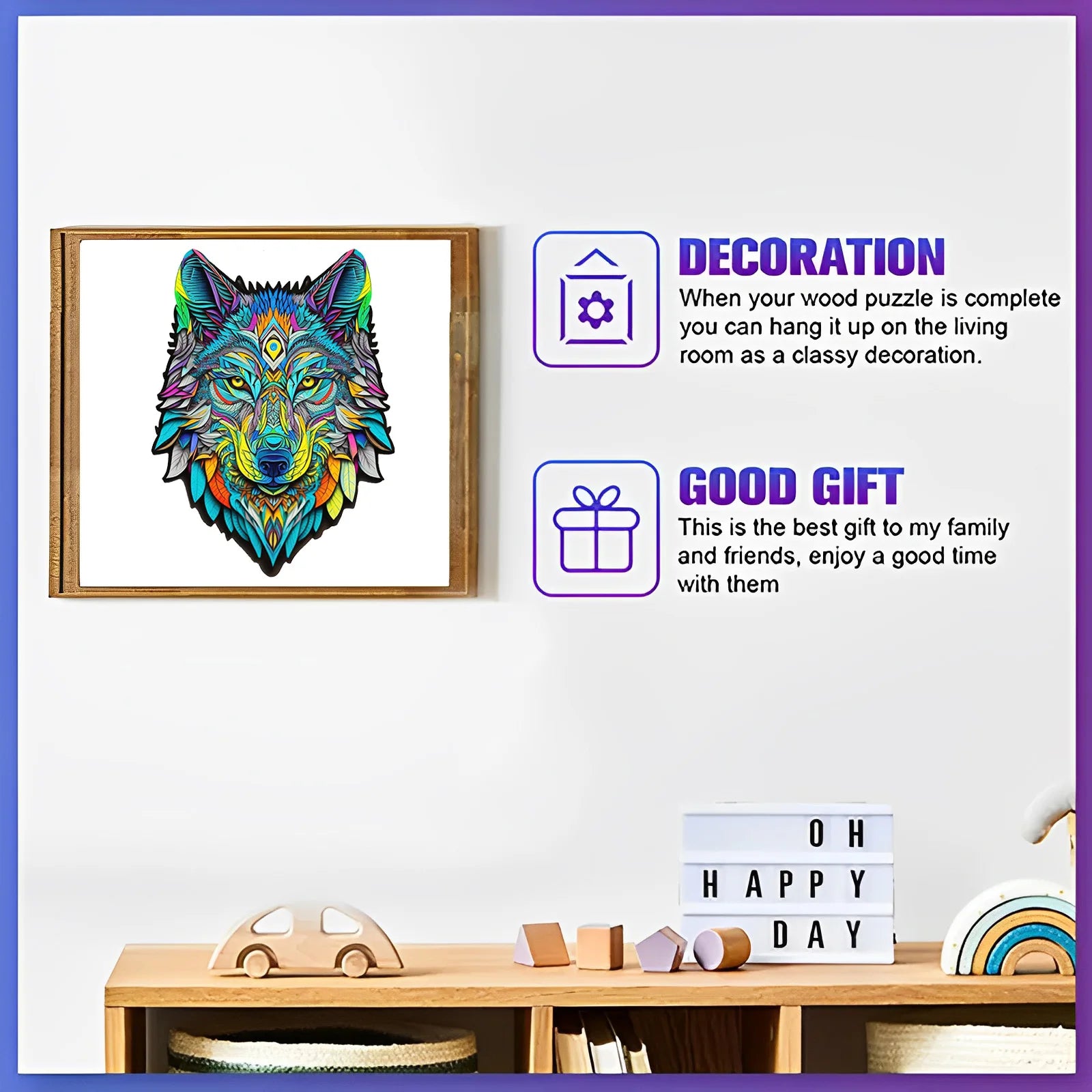 CowLost | product_id-wolf-pattern-wooden-3d-animal-puzzle-educational-gift-toy |4