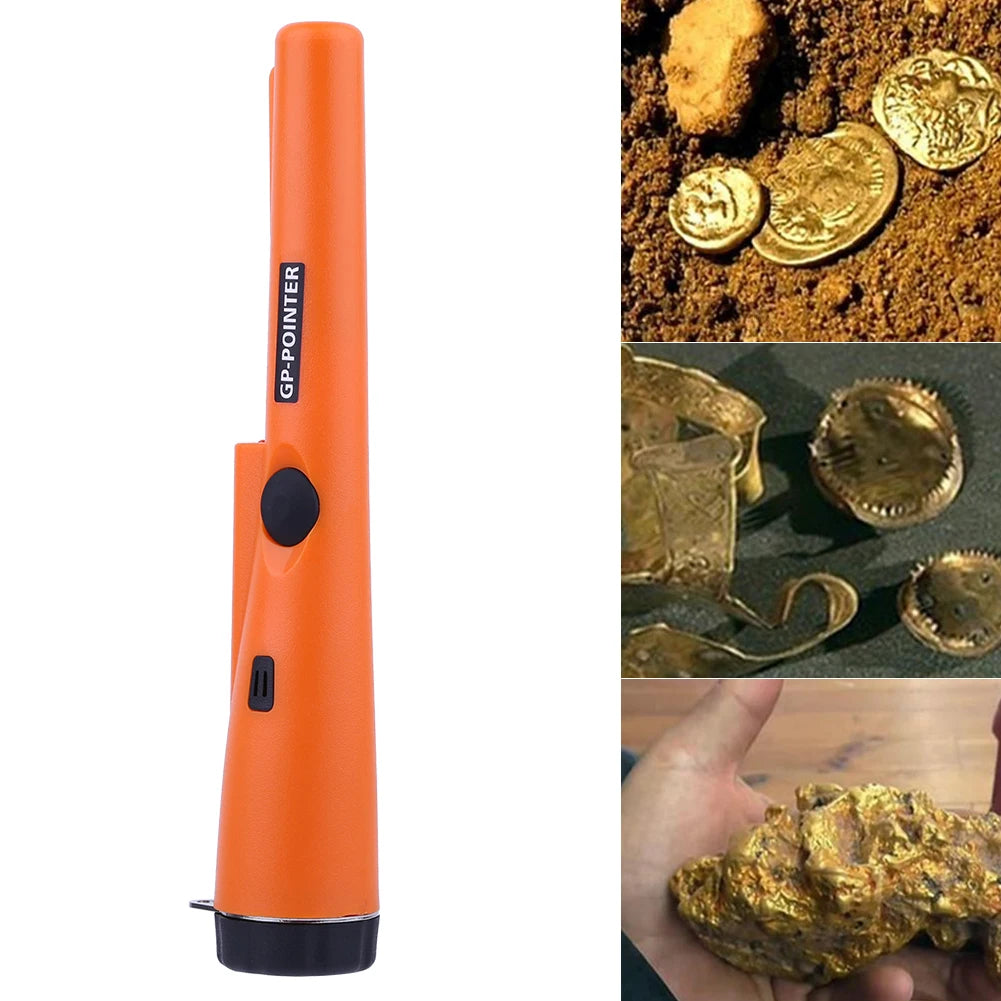 Handheld Waterproof Metal Detector 360° High Sensitivity GP-Pointer Scanner for Gold Silver Coins
