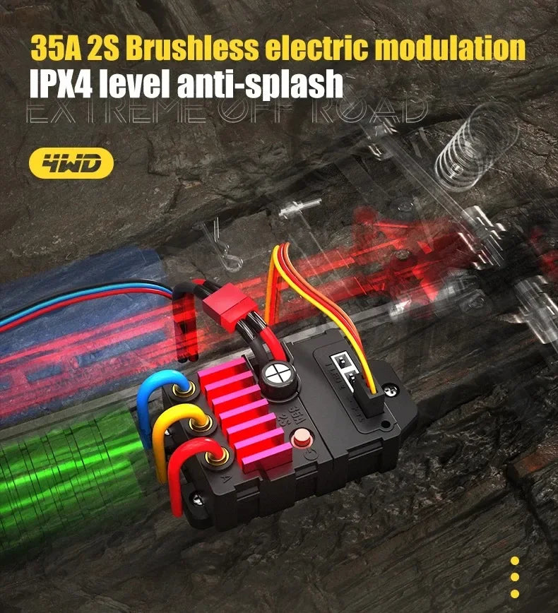 CowLost | fencing-barriers-jjrc-q130-4wd-1-16-rc-car-with-brushless-motor-and-led-lights |20
