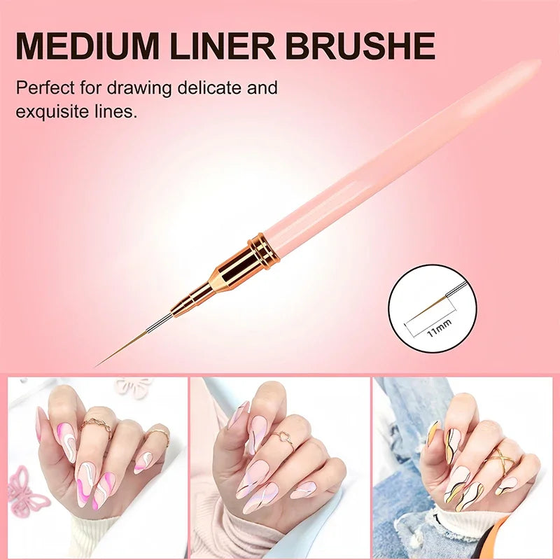 CowLost | tools-nail-liner-brush-set-5pcs-uv-gel-manicure-tools |4