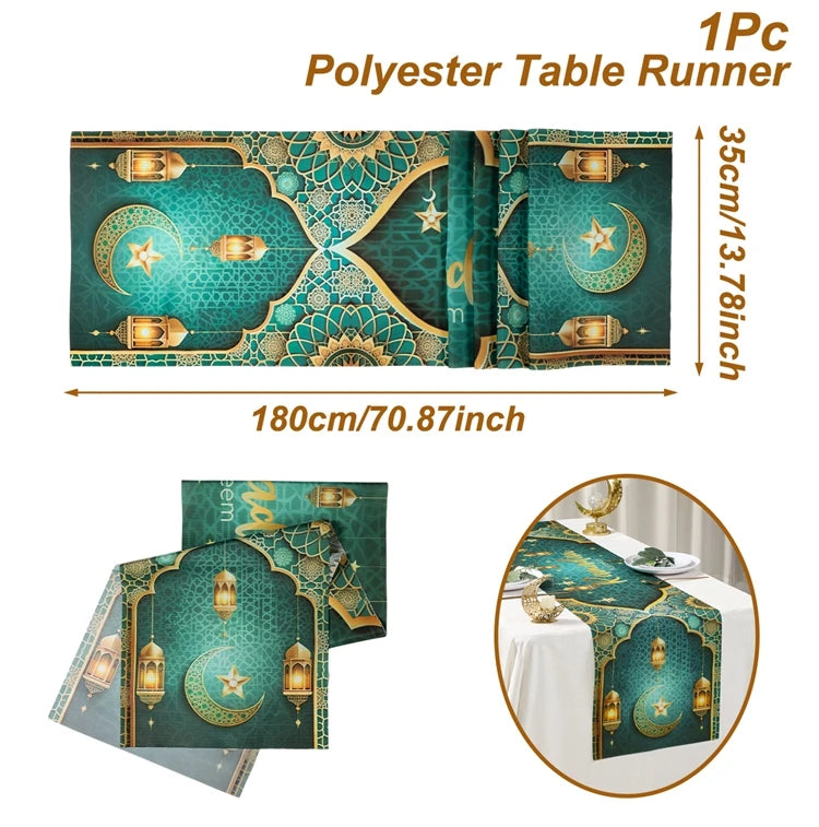 CowLost | ramadan-table-runner-eid-mubarak-decoration |40