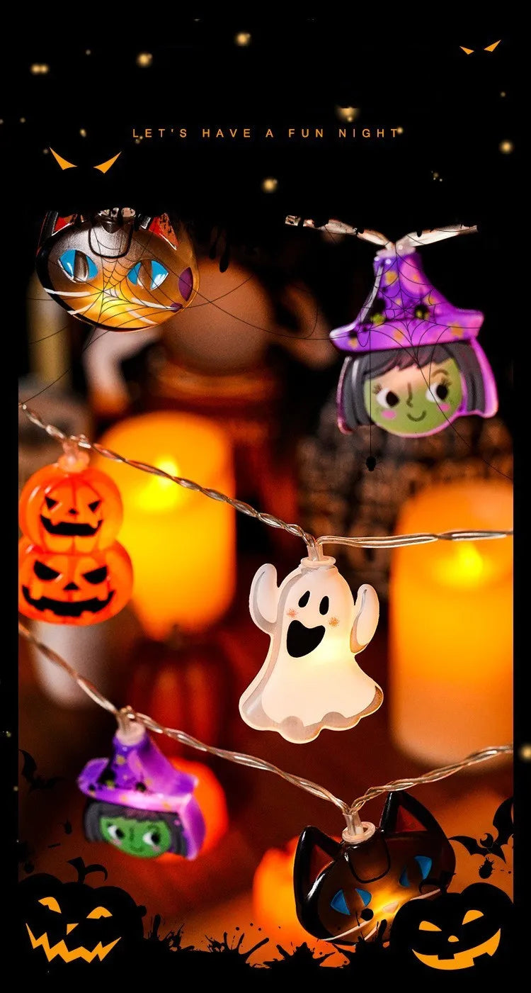 CowLost | product_id-2025-halloween-led-string-lights-ghost-pumpkin-cat-spider-web-indoor-outdoor-decor |6