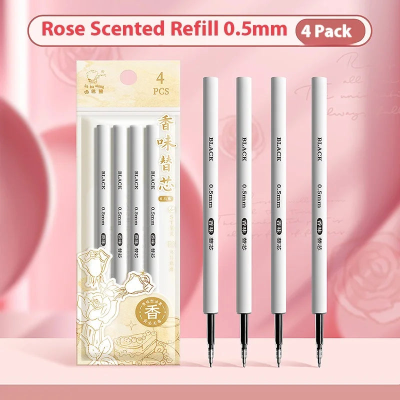 CowLost | product_id-fragrance-gel-pens-0-5mm-black-ink-rose-dog-coffee-assorted-colors-smudge-proof-comfortable-grip-for-study-and-homework |19