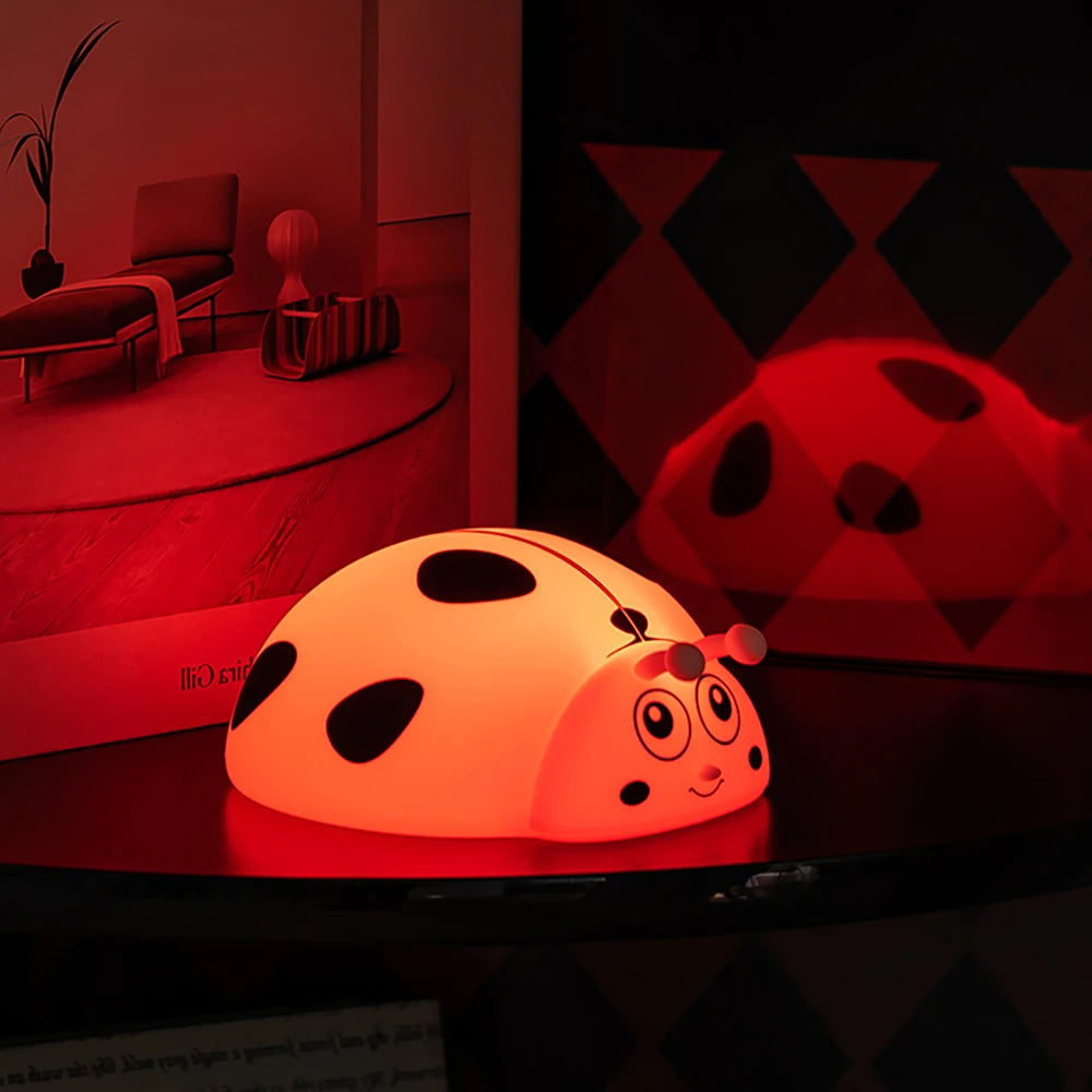 CowLost | product_id-kfvc-rechargeable-touch-control-ladybug-silicone-night-light-for-nursery |10