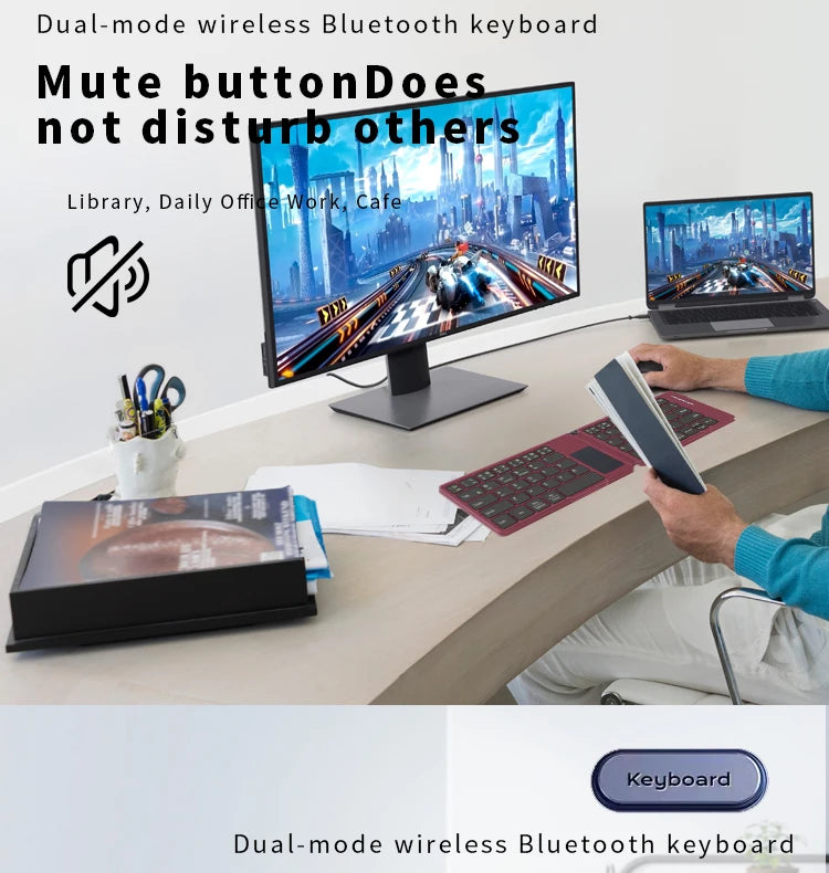 CowLost | product_id-mofii-foldable-bluetooth-keyboard-with-touchpad-and-pu-leather-for-ios-android-macos |10