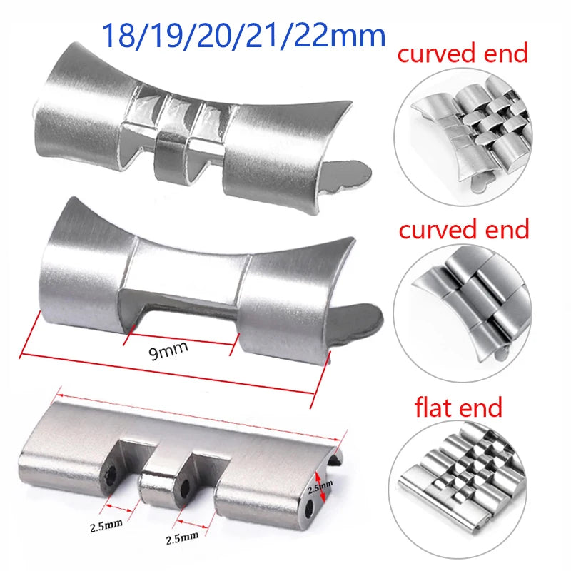 CowLost | product_id-stainless-steel-strap-connector-adapter-for-seiko-skx009-skx007-rolex-18-22mm |7