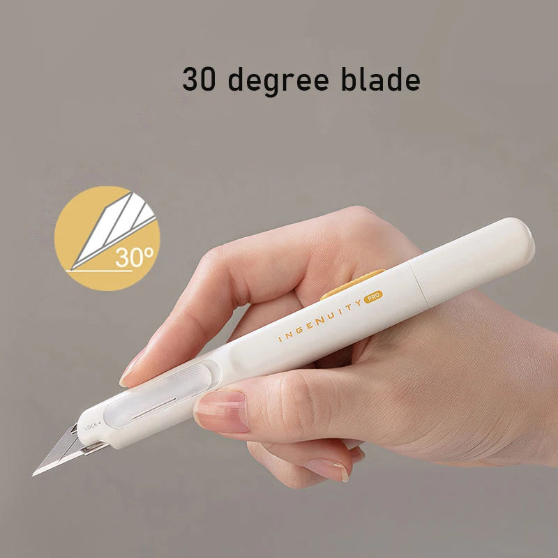 CowLost | product_id-sdi-white-craft-utility-knife-0444-30-precise-anti-shake-retractable-self-locking-box-cutter |3