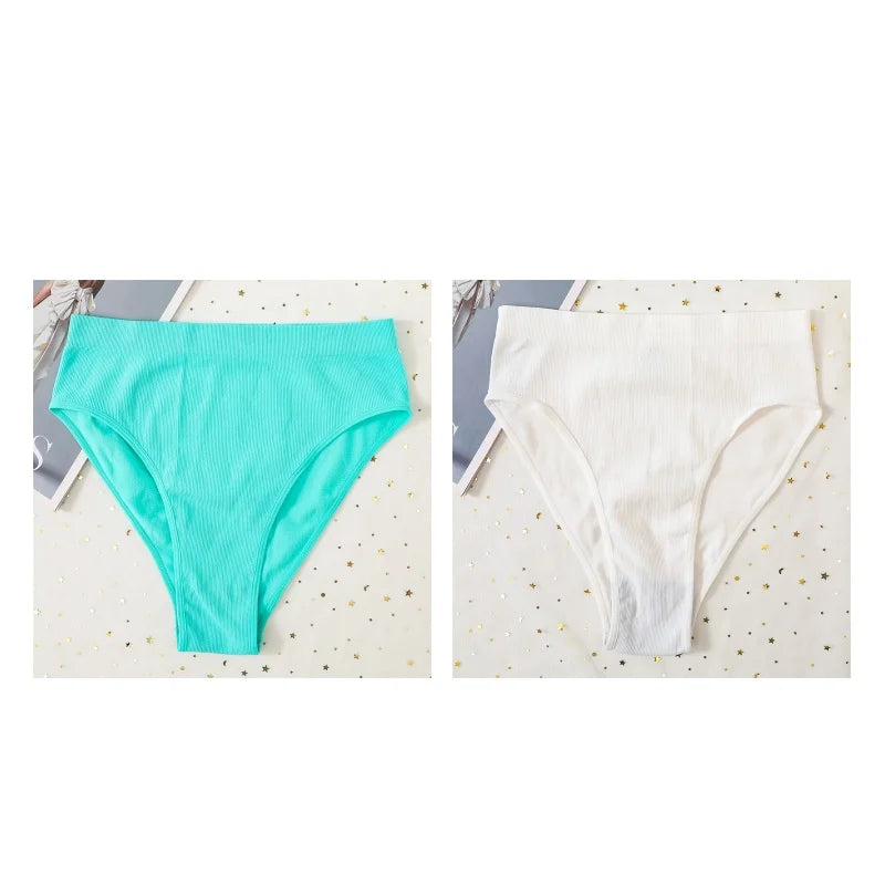 CowLost | product_id-2-pack-seamless-high-waist-womens-briefs-high-leg-solid-panties-s-l |22
