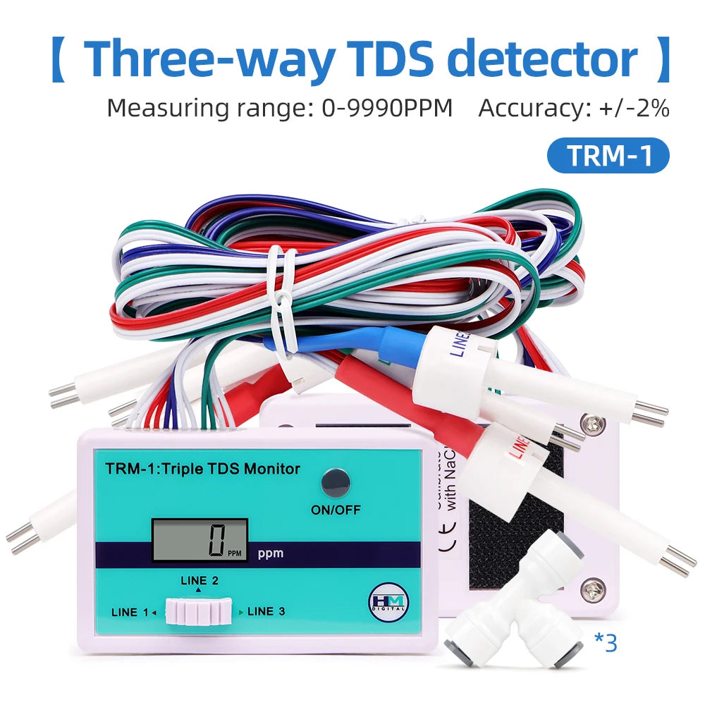 HM Digital Online Water Quality Tester LCD TDS/EC Meter PPM Detection for Pool Laboratory