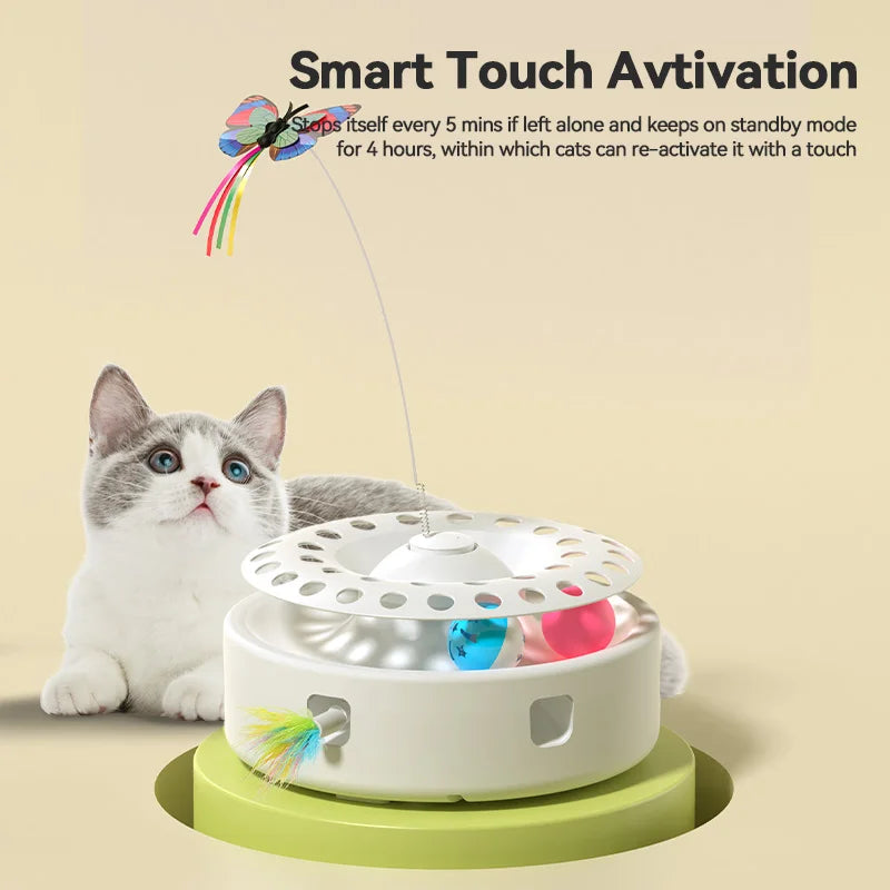 CowLost | cat-treats-rojeco-automatic-smart-cat-toy-3-in-1-interactive-set |3
