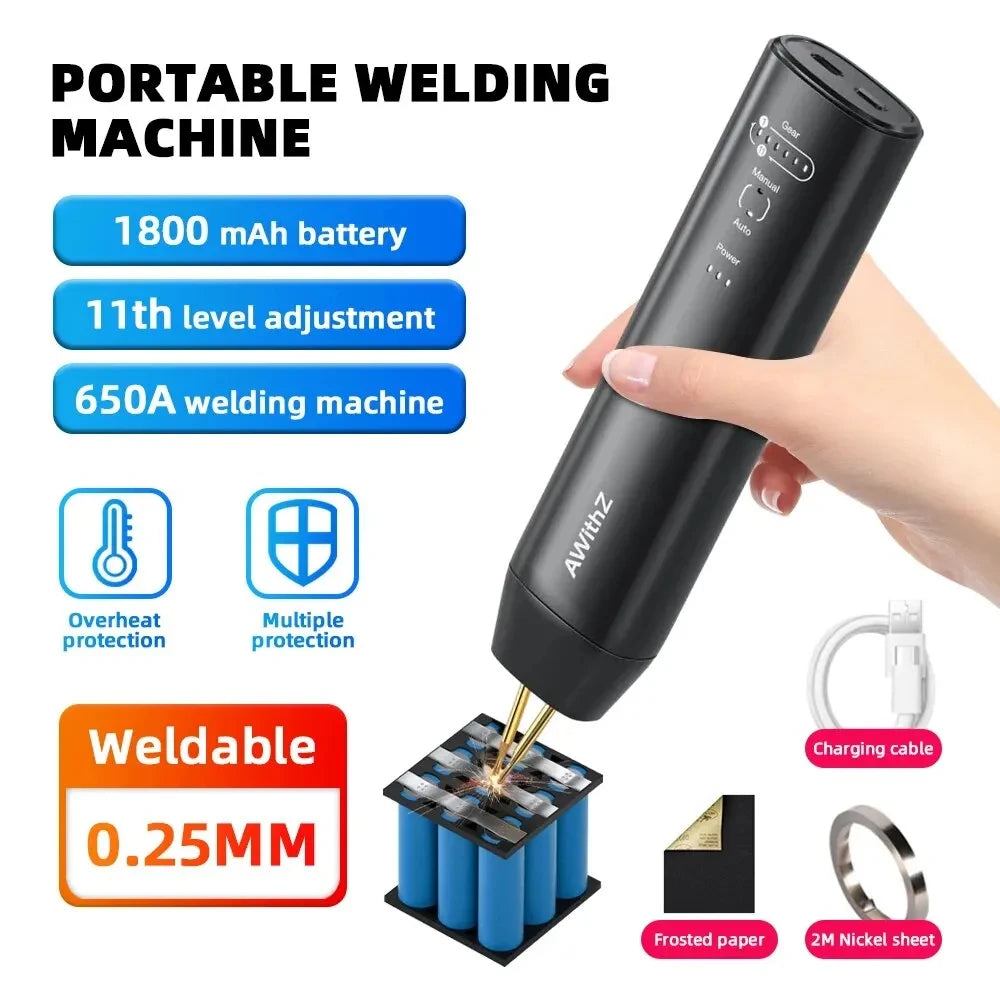 CowLost | homefish-portable-spot-welder-diy-handheld-spot-welding-machine-11-gears-adjustable-energy-storage-spot-welding-1 |12