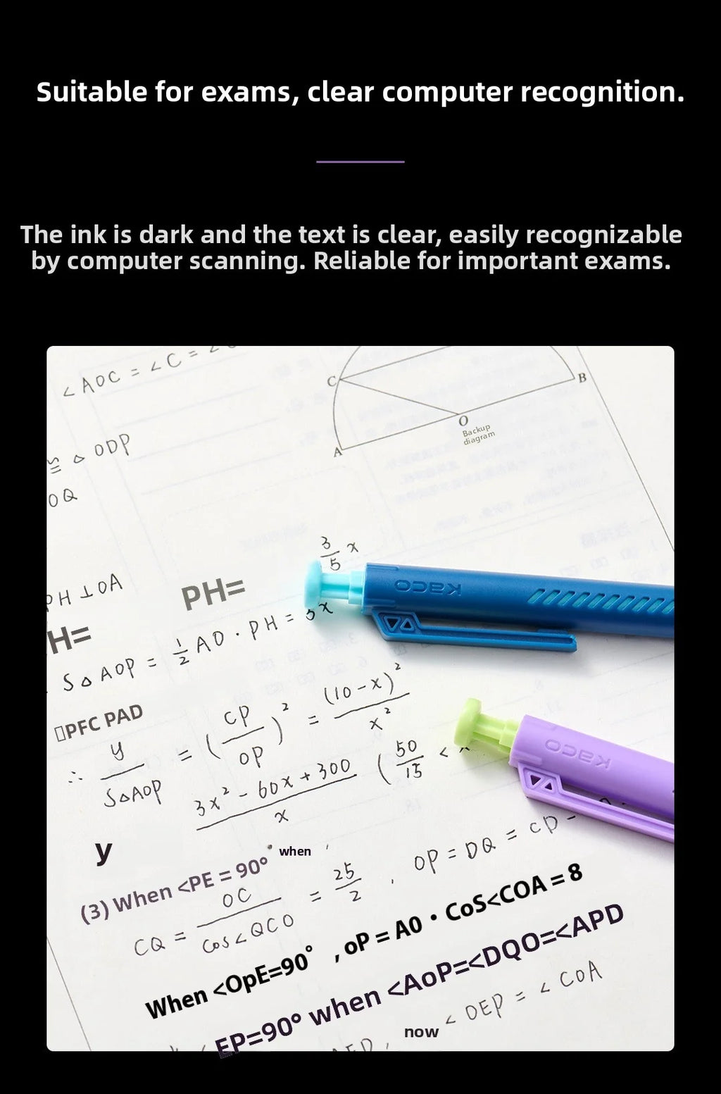 CowLost | product_id-kaco-on-zero-0-5mm-black-retractable-refillable-gel-pen-smooth-writing |18