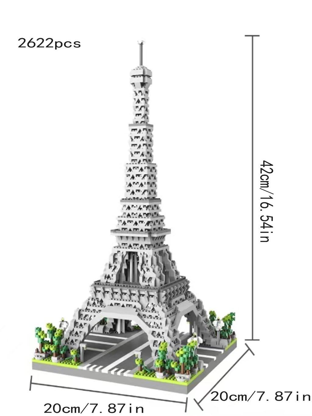 CowLost | product_id-paris-eiffel-tower-micro-particle-building-blocks-desktop-ornament-toy |7