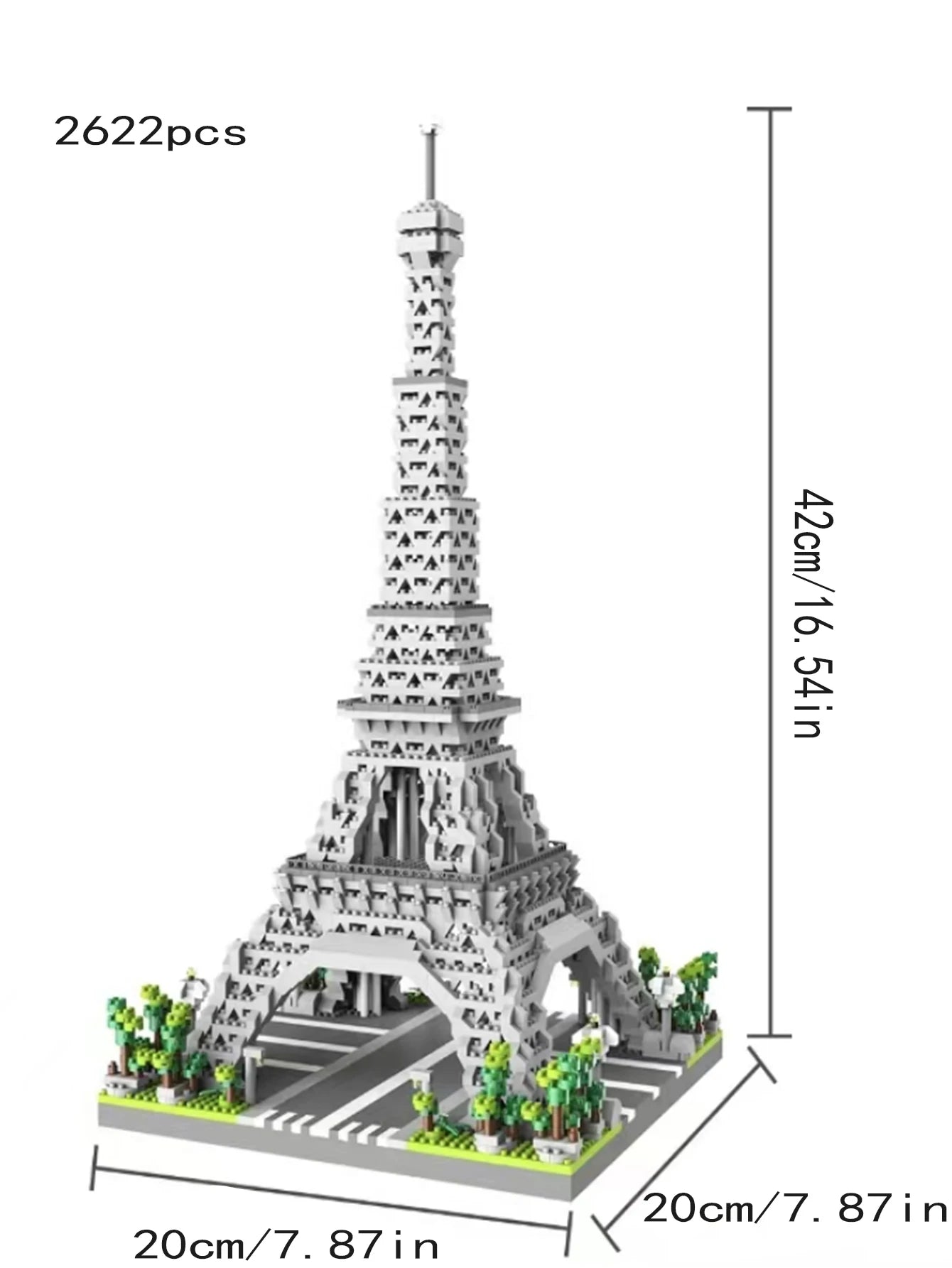 CowLost | product_id-paris-eiffel-tower-micro-particle-building-blocks-desktop-ornament-toy |7