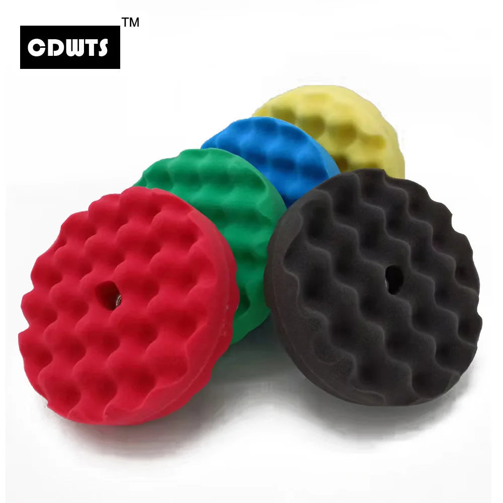 CowLost | cdwts-8-inch-double-side-sponge-polish-wheels-195mm-for-car-body |1