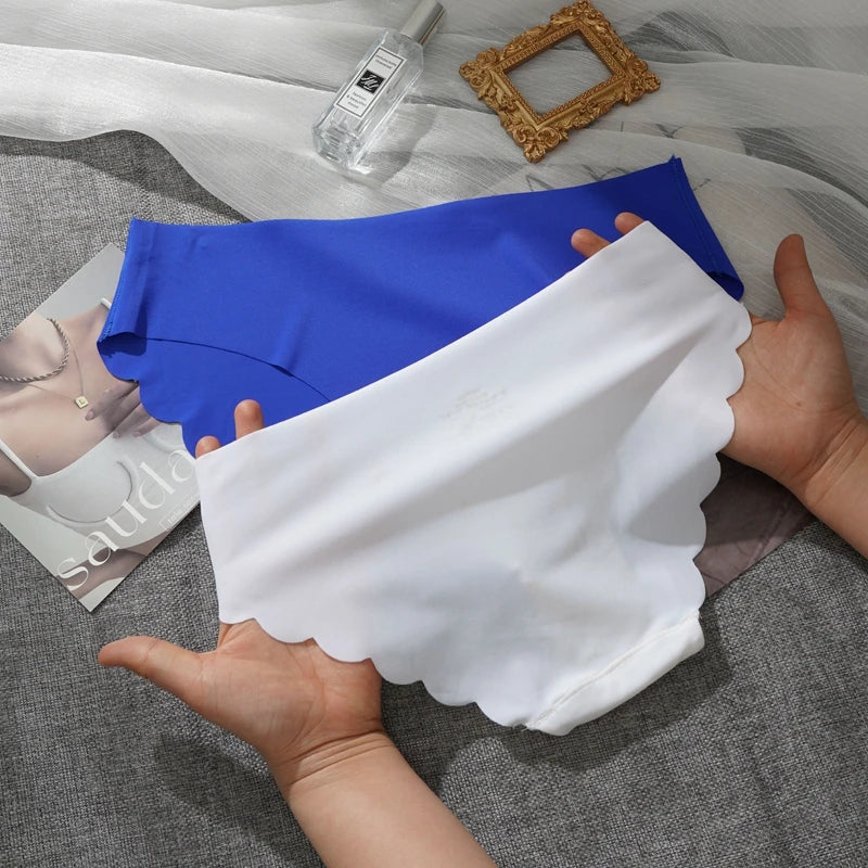 CowLost | s-2xl-womens-seamless-panties-ice-silk-solid-underwear |4
