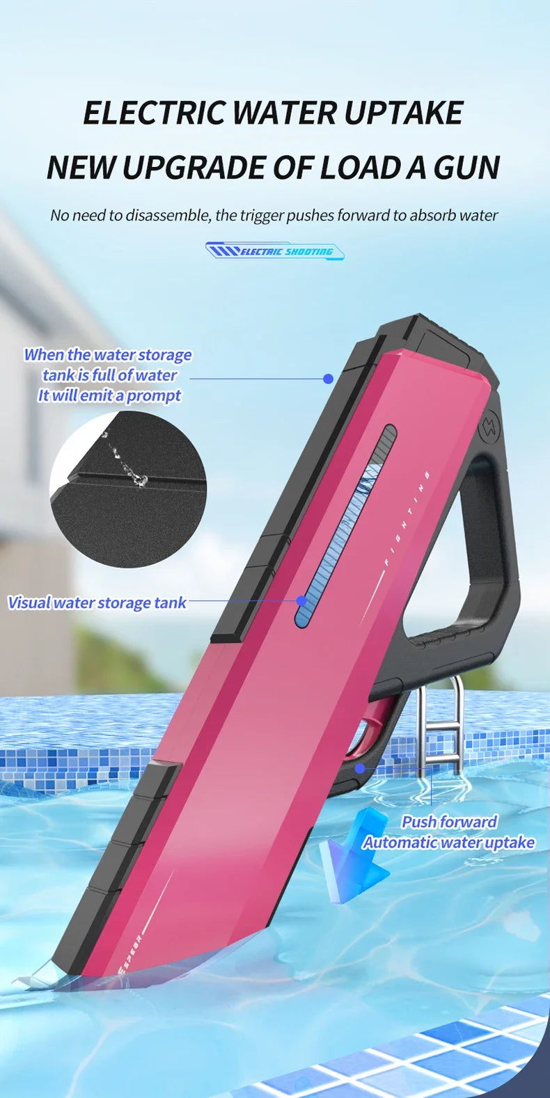 CowLost | product_id-automatic-high-pressure-electric-water-gun-toy-for-kids-summer-outdoor-pool-games |21