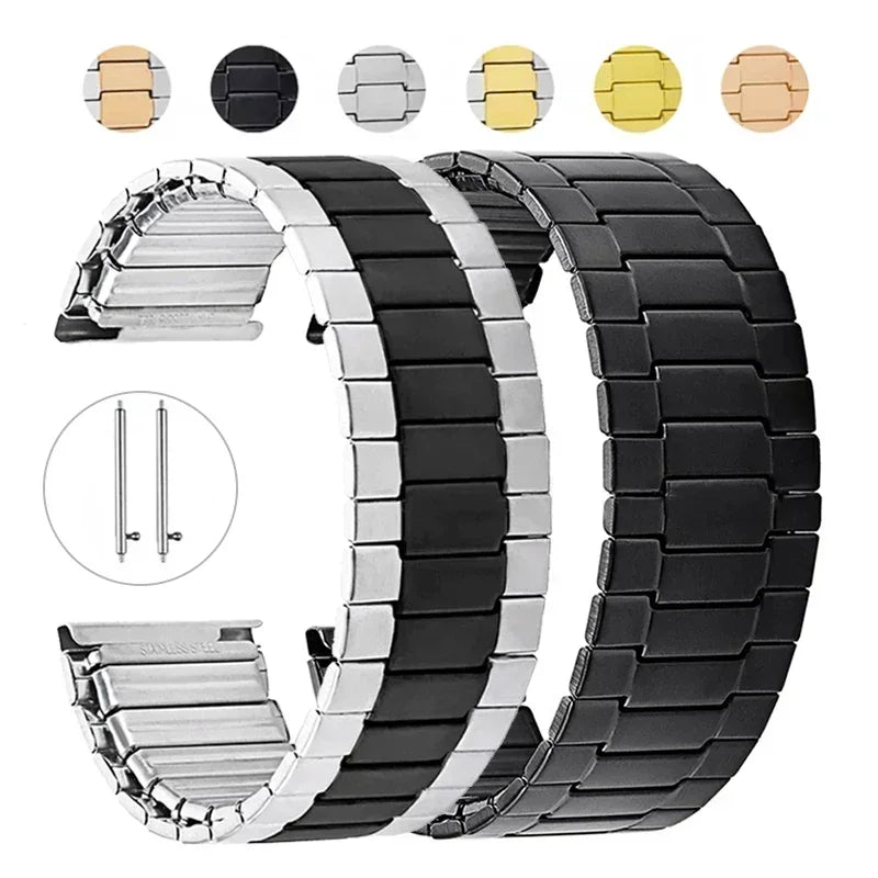 Stainless Steel 22mm Quick Release Metal Bracelet for Huawei Watch 3, Rolex, Seiko