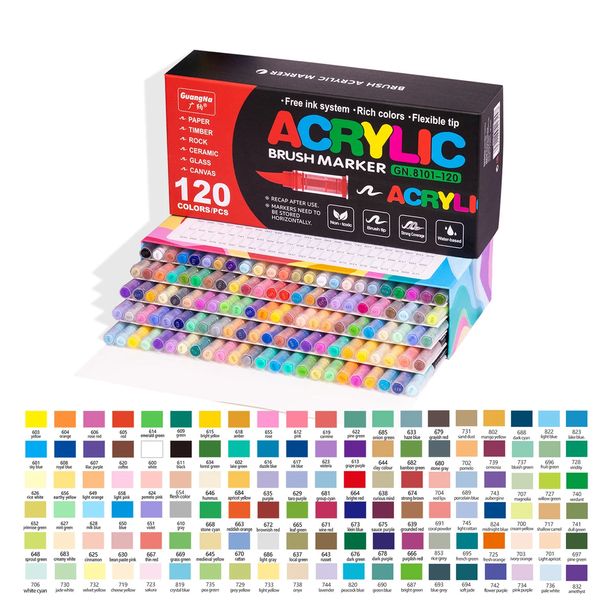 CowLost | markers-product_id-acrylic-paint-soft-brush-markers-set-for-wood-stone-canvas |35