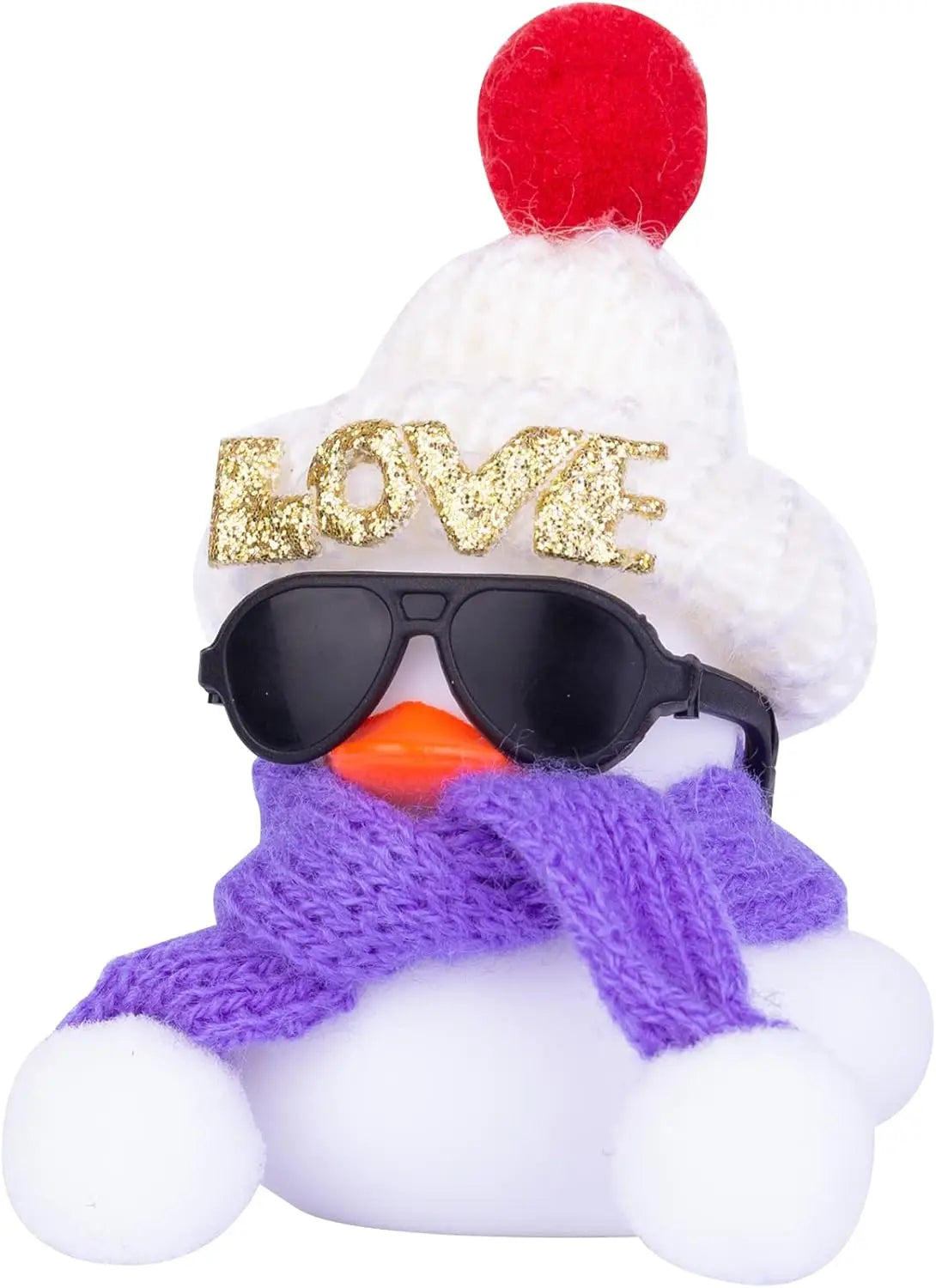 CowLost | product_id-white-rubber-duck-car-dashboard-ornament-with-cowboy-hat-and-swim-ring-necklace |20