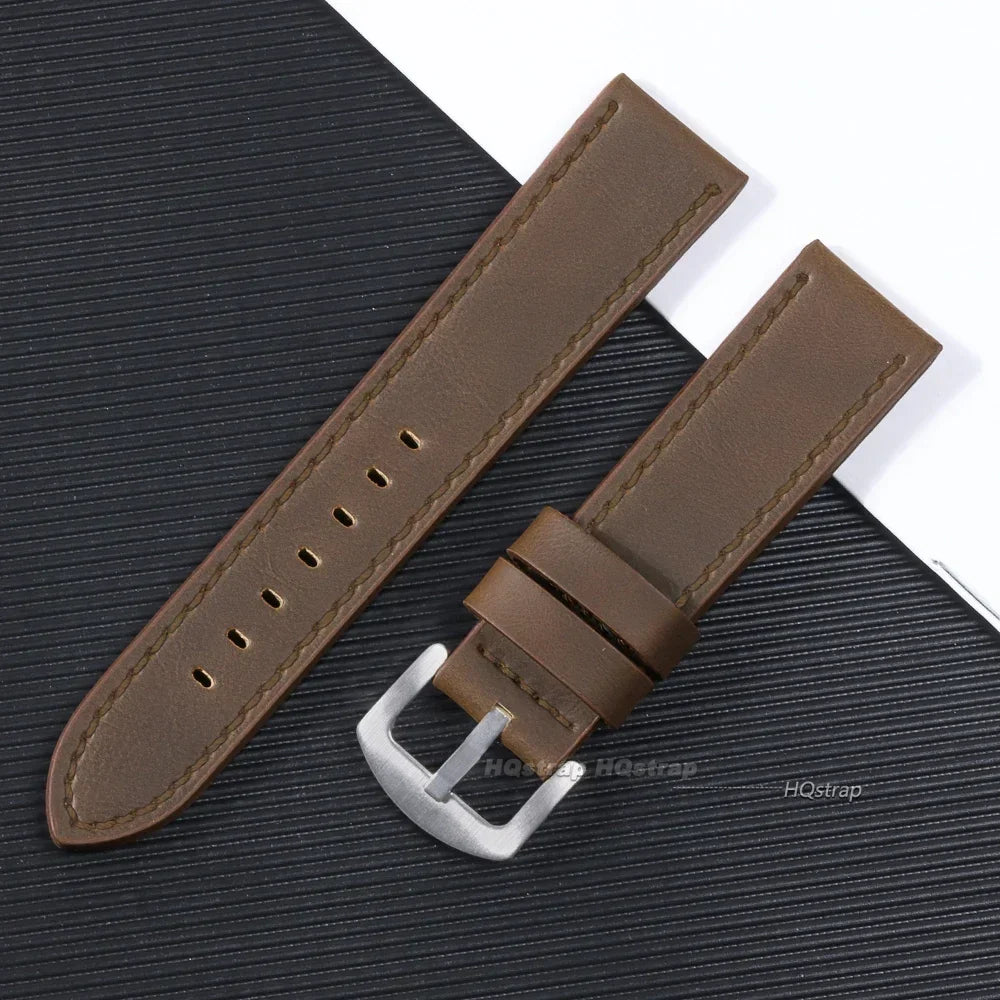 CowLost | product_id-hqstrap-genuine-leather-vintage-matte-watchband-18-24mm-for-men-women |12