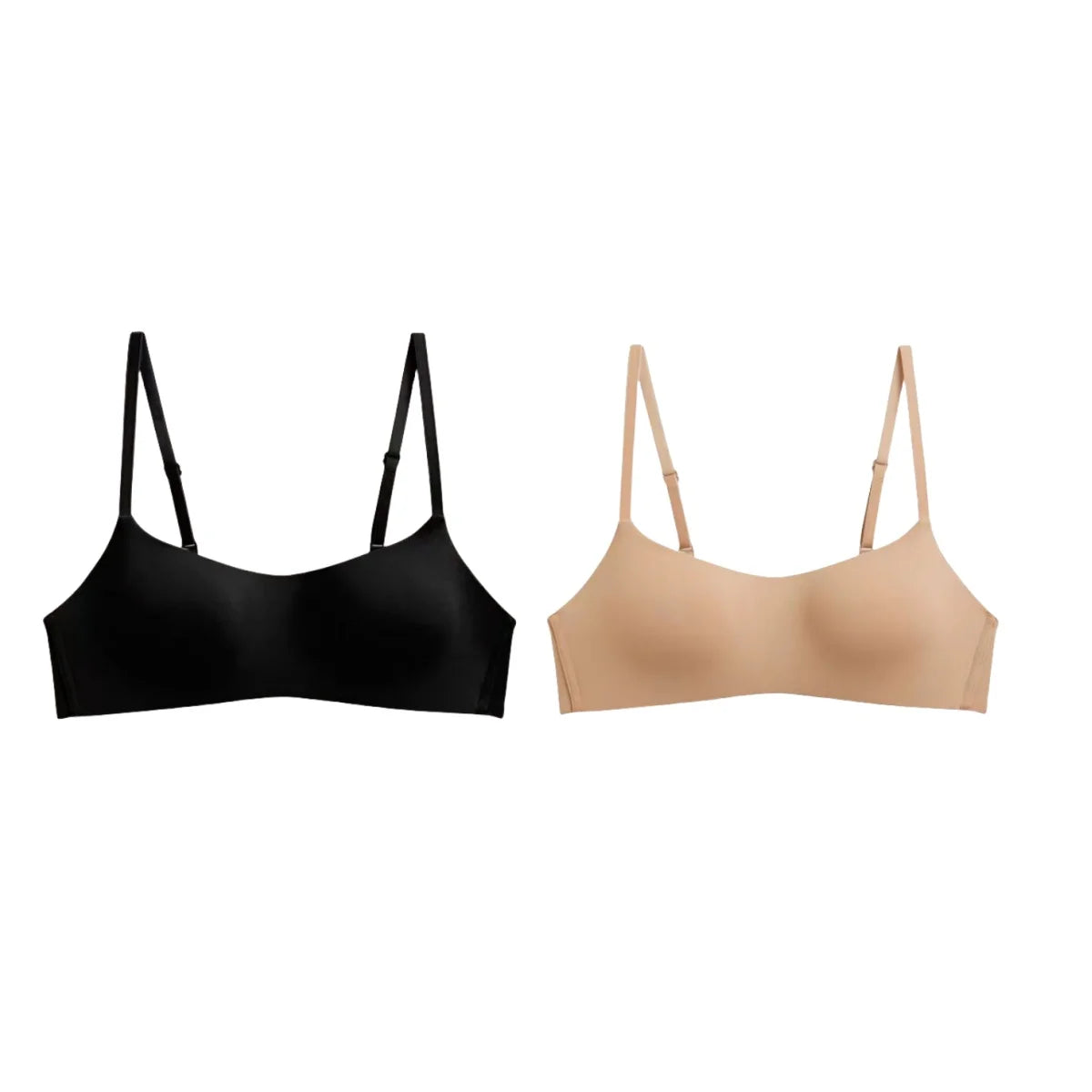 CowLost | product_id-2pcs-seamless-wireless-1-2-cup-soft-padded-bras-for-women |16