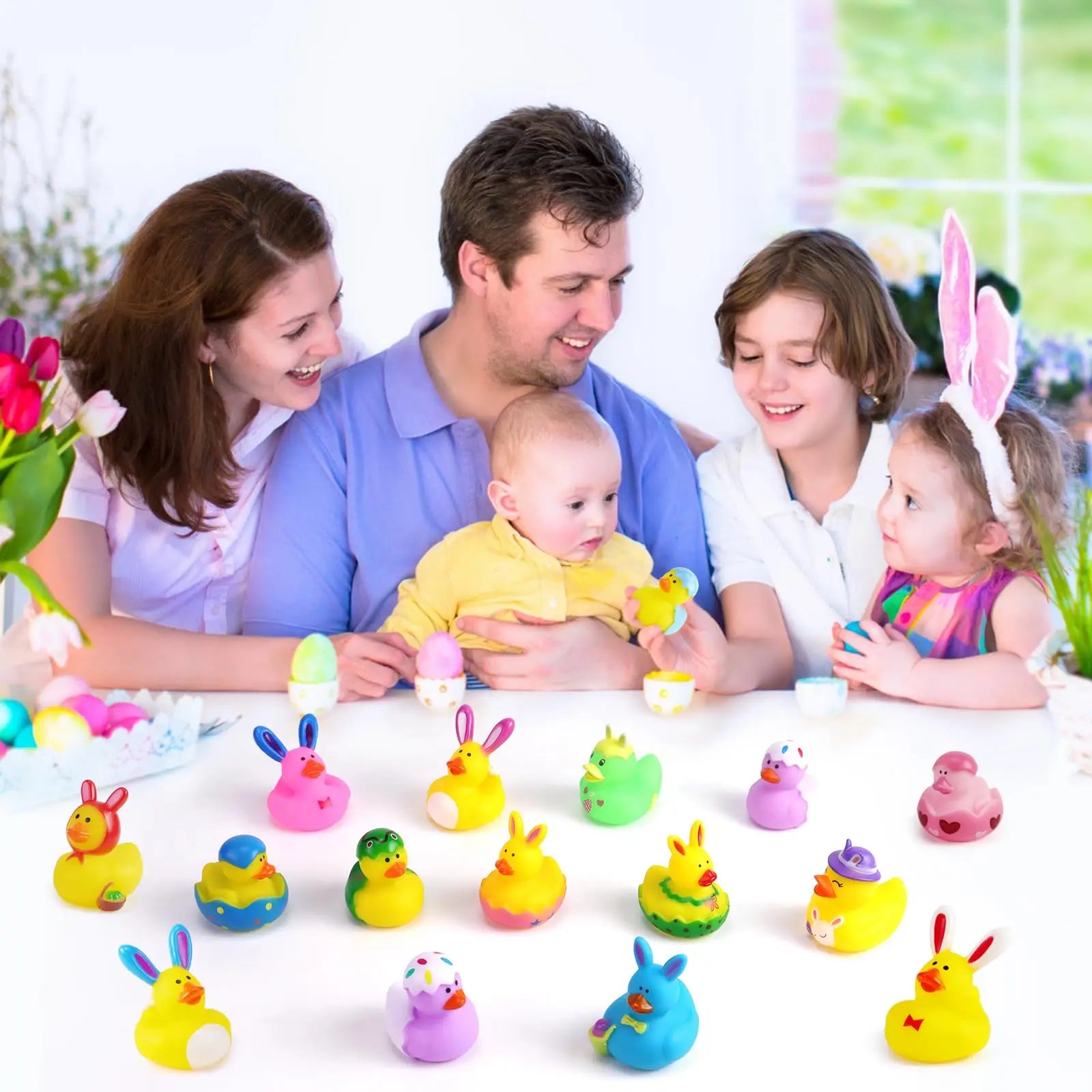 CowLost | product_id-6-12-24pcs-mini-bunny-rubber-ducks-2-1-inch-easter-bath-toys-party-favors |3