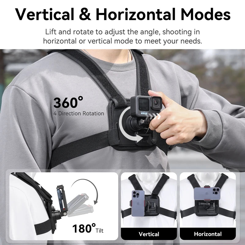 CowLost | ulanzi-go-quick-ii-magnetic-chest-strap-for-action-camera-smartphone-gopro-14-13-12-11-10 |4