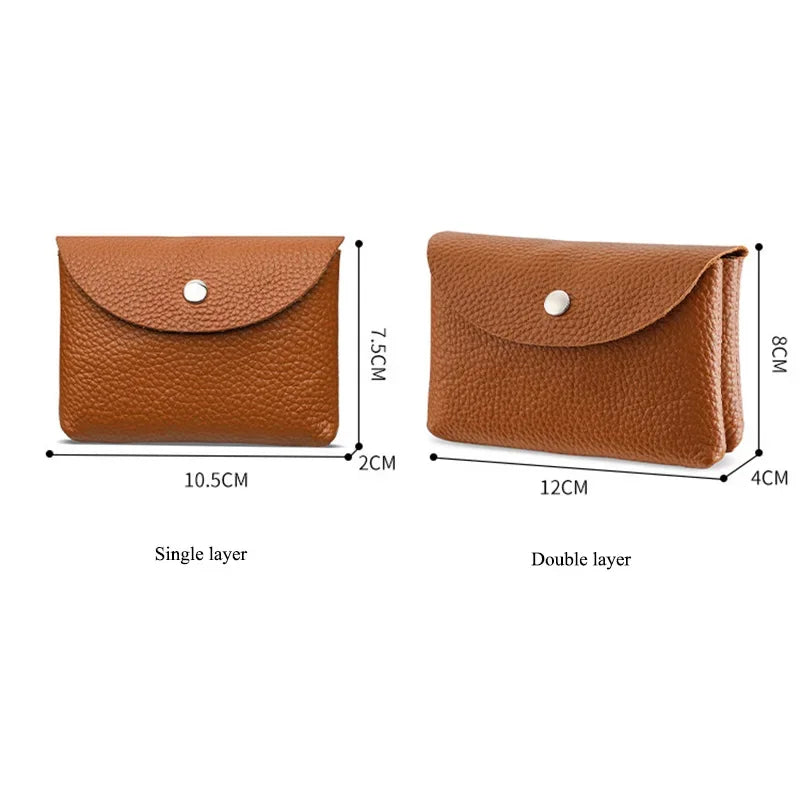CowLost | activewear-pants-genuine-top-layer-cowhide-coin-purse-for-women |4