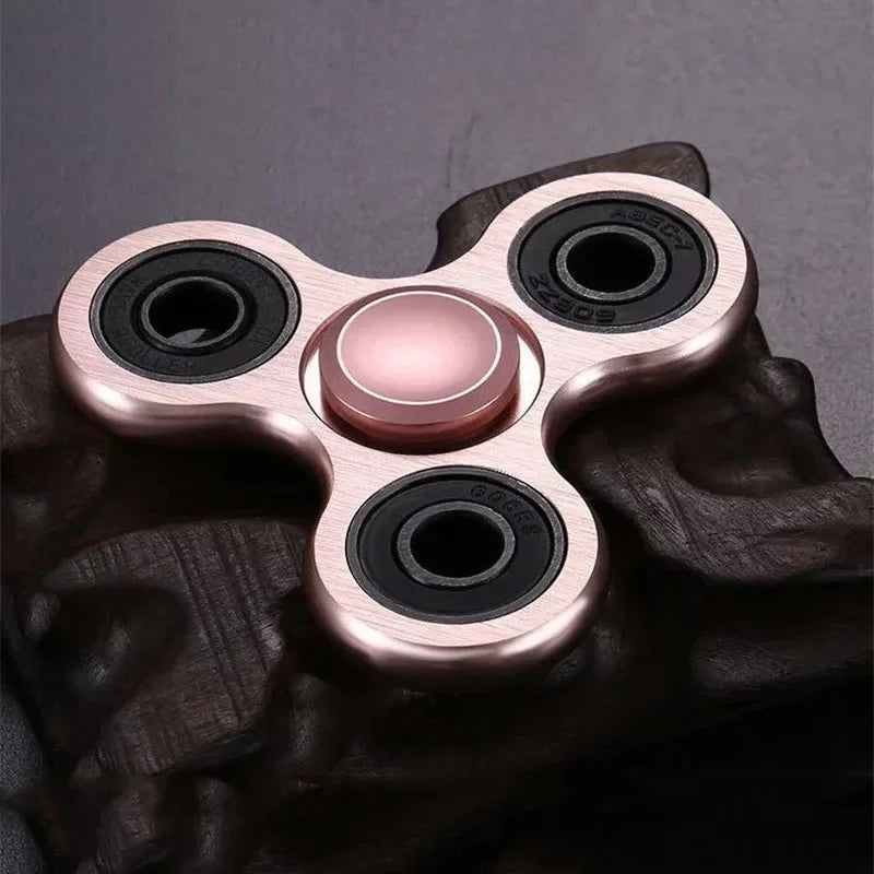 CowLost | aluminum-alloy-plating-fidget-spinner-metal-alloy-r188-mute-bearing-drawing-process-hand-spinner-stress-relief-adult-kids-toys |3