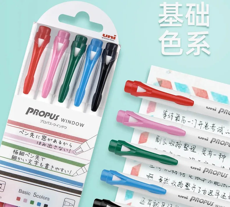 CowLost | product_id-japanese-uni-propus-window-highlighter-pen-103t-102t-double-head-no-smudging-art-marker |9