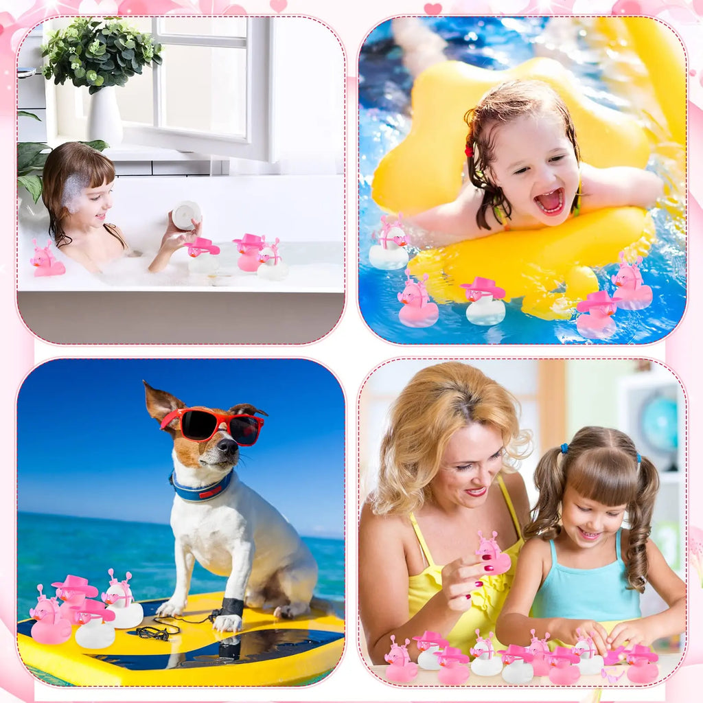 CowLost | product_id-24-48-pcs-2-inch-valentines-day-rubber-ducks-bath-toys-party-decorations |5