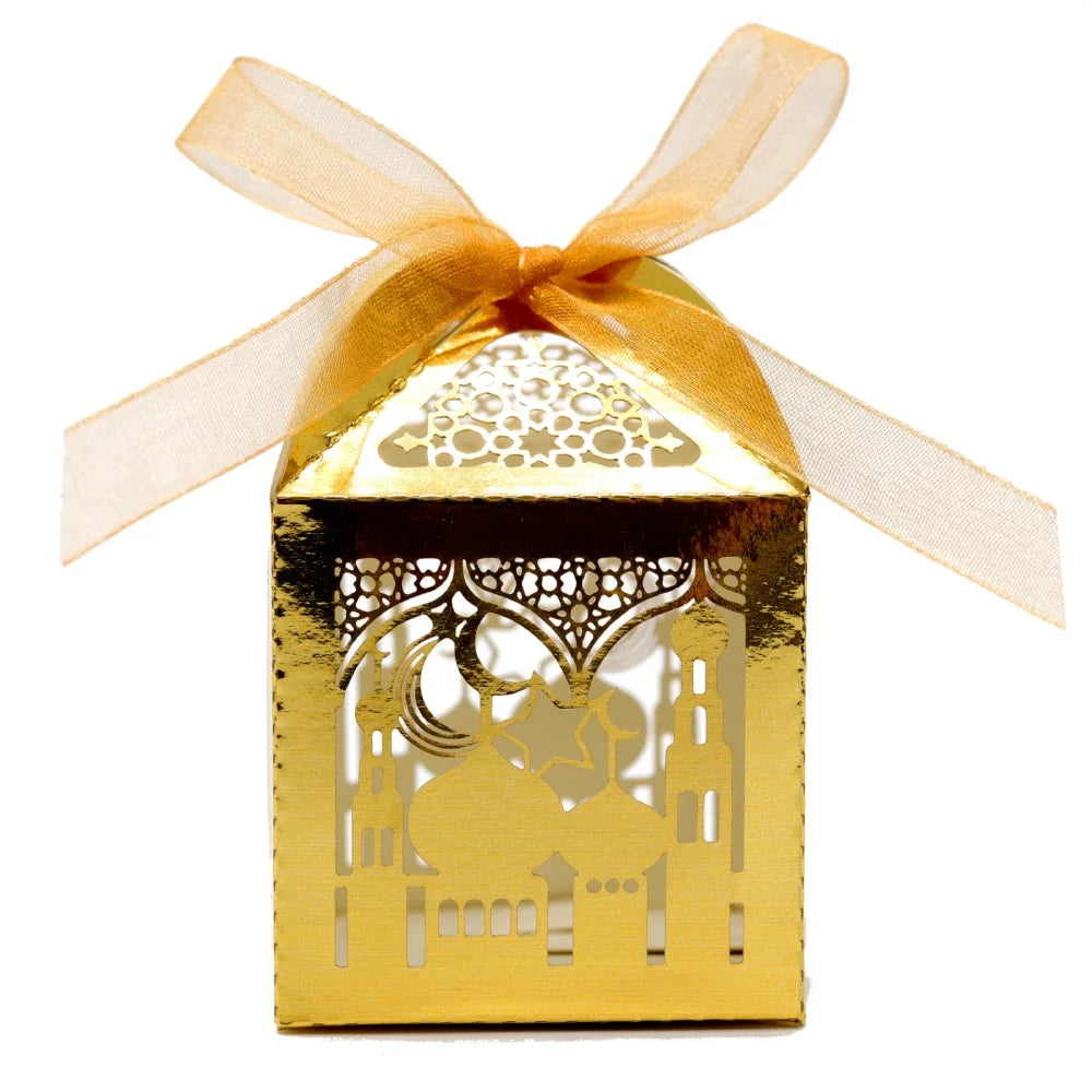CowLost | 10pcs-eid-gift-boxes-pearl-paper-candy-box-ramadan-kareem-decoration |5