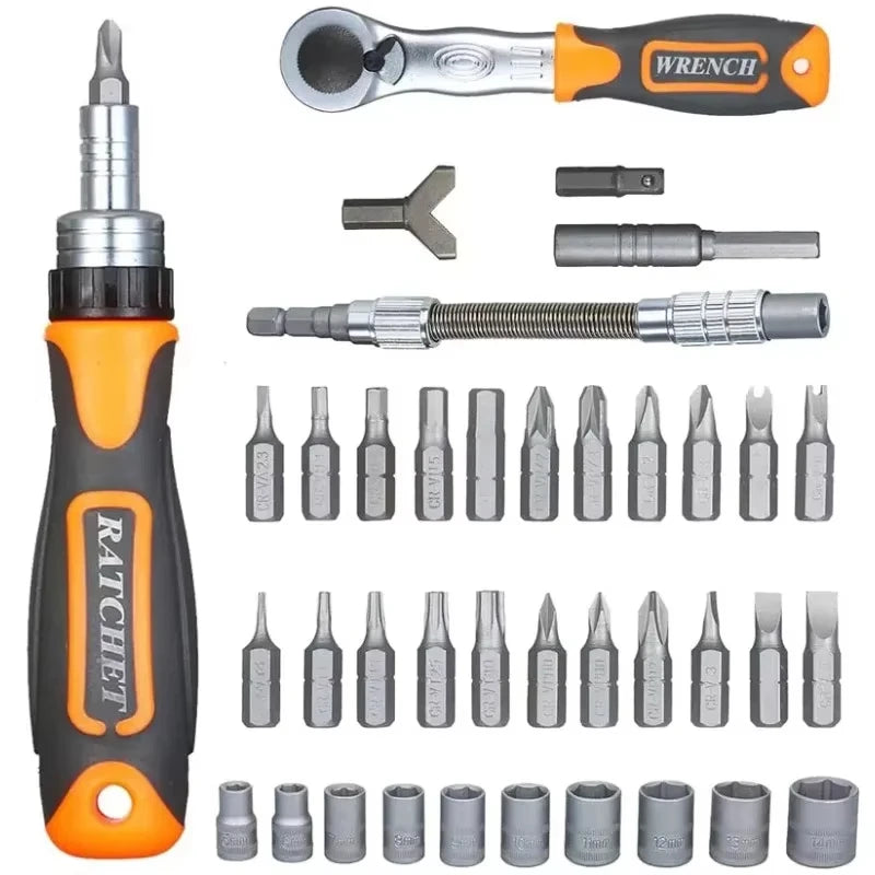 CowLost | product_id-ratchet-magnetic-torque-screwdriver-set-with-handle-home-toolbox-combo |2