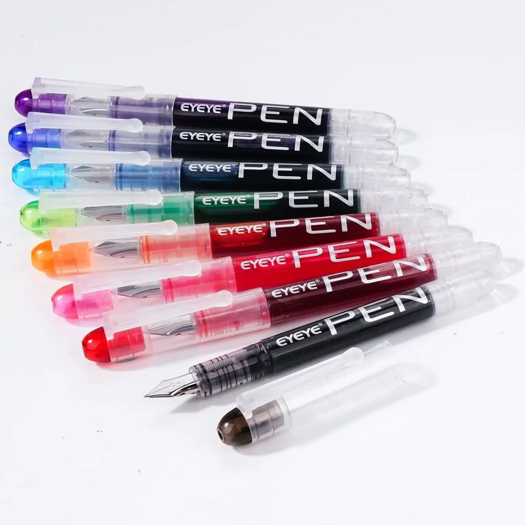 CowLost | pens-product_id-disposable-straight-fountain-pens-with-quick-drying-ink-smooth-multicolor-writing-set |5