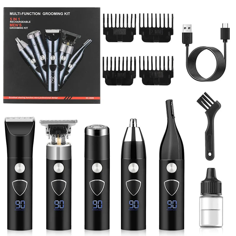 CowLost | product_id-mens-5-in-1-electric-body-hair-trimmer-for-face-ear-and-nose-grooming |5